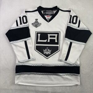 Reebok CCM LA Kings 2012 Stanley Cup Champions White Hockey Jersey Richards 50